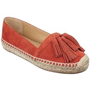 Women's Red Celeste Espadrilles Flat Marc Fisher